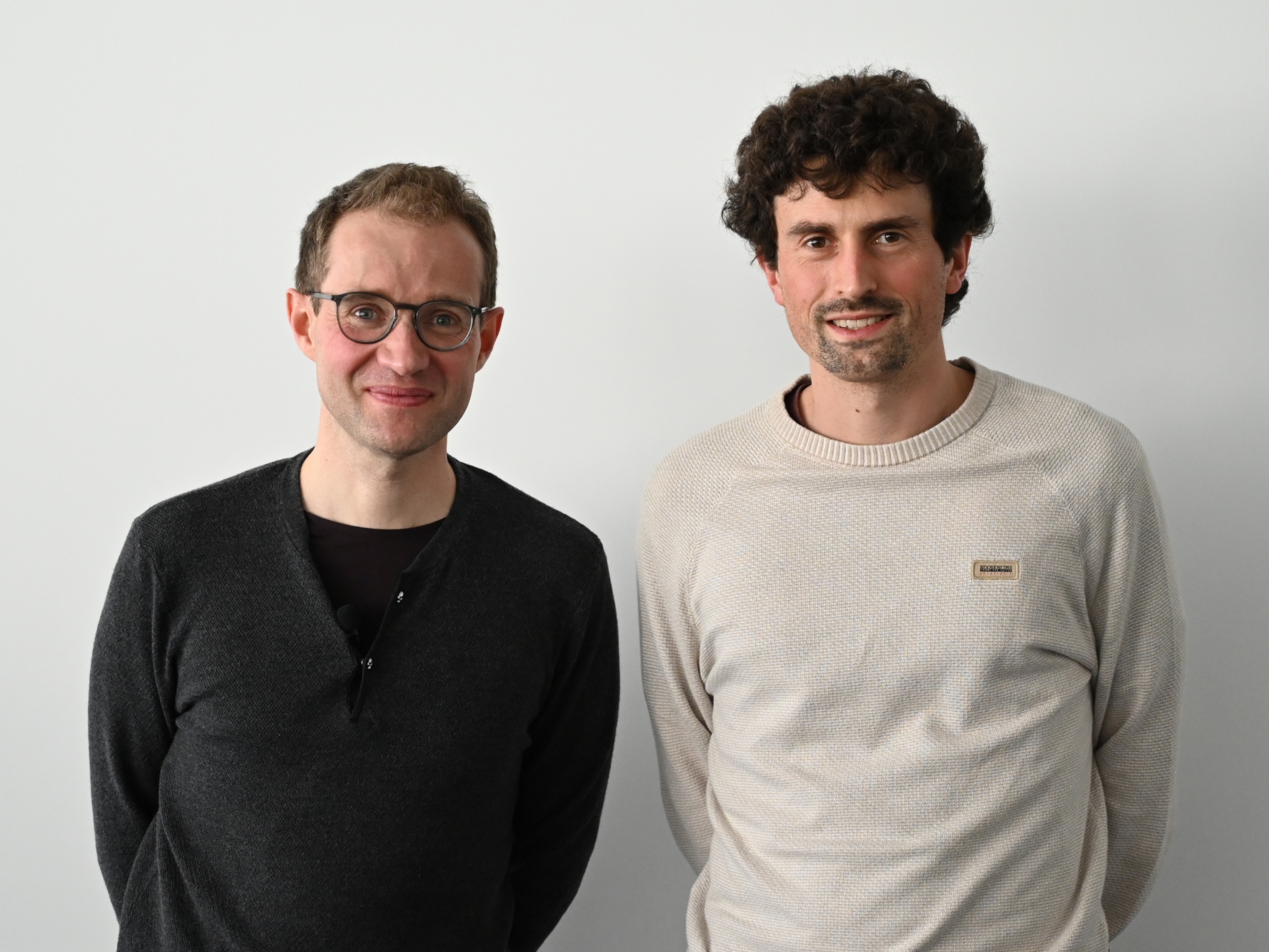 Lecturers Jakob Hoydis (left) and Sebastian Cammerer (right)