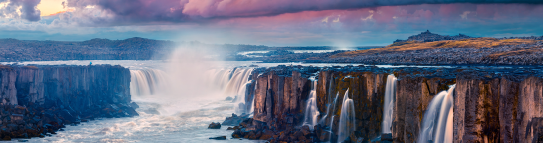 Waterfalls in Iceland