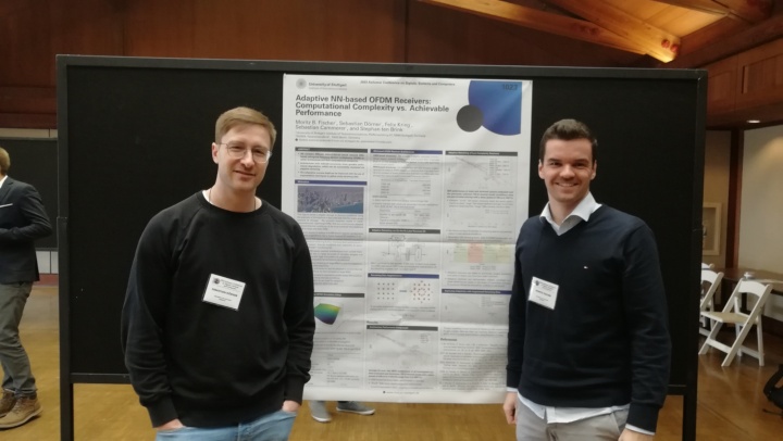 Sebastian Dörner and Moritz Fischer present their paper.